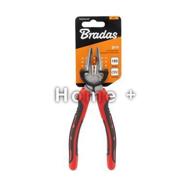 Универсальные плоскогубцы PRO 180 мм, никелированные CRV, HOME & GARAGE, DIY-PL1310/7 DIY-PL1310/7 фото