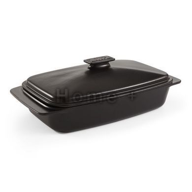 Керамическая форма Weber для приготовления с крышкой, прямоугольная 17888 фото