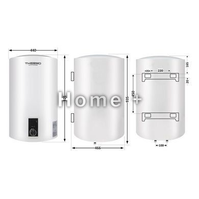 Водонагрівач Thermo Alliance 100 л, сухий ТЕН 2х (0,8+1,2) кВт (D100V20J3(D)K) SD00042042 фото