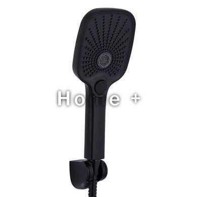 Змішувач для ванни Qtap Gemini (з душовим гарнітуром) QTGEM259BLM45682 Black Matt SD00051806 фото