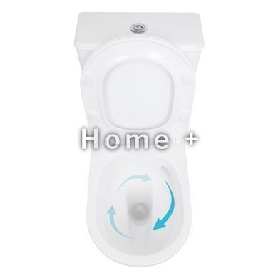 Унітаз підлоговий Qtap Leo Ultra Quiet 620&times;355&times;790 мм із сидінням Soft-close, White QTLEO27W49261 SD00055385 фото