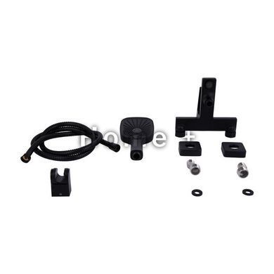 Змішувач для ванни Qtap Gemini (з душовим гарнітуром) QTGEM259BLM45682 Black Matt SD00051806 фото