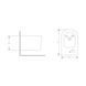 Биде подвесное Qtap Swan 485х360х320 мм, White QT16555379W