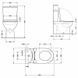 Унітаз підлоговий Qtap Leo Ultra Quiet 620&times;355&times;790 мм із сидінням Soft-close, White QTLEO27W49261