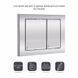 Панель змиву для унітаза Qtap Nest QT0111M06028CRM