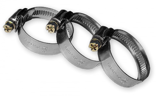 Хомут черв'ячний неіржавкий, BRADAS, 25-40 мм, BSW2 25-40/12 1354278543 фото