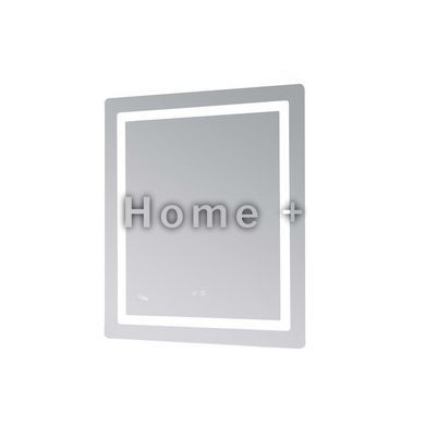 Дзеркало Lidz Kubis (KU2) 700х800 з LED-підсвіткою Touch, з антизапотіванням, з димером, рег. яскравості LD78LF9048070 SD00054571 фото