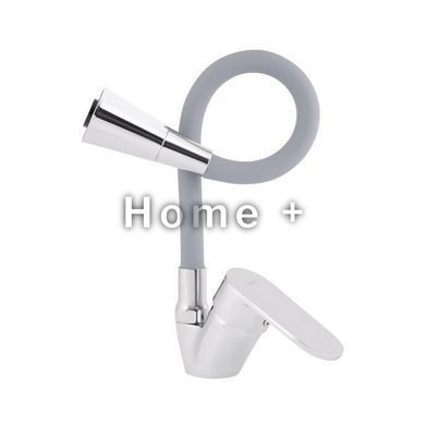 Смеситель для кухни Lidz Tani 008F3 с гибким изливом (k40) LDTAN008F3GCR39507 Grey / Chrome SD00045611 фото