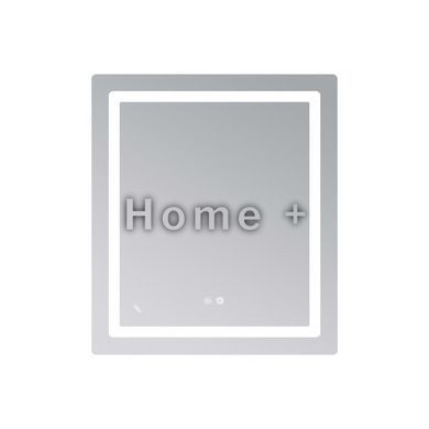 Дзеркало Lidz Kubis (KU2) 700х800 з LED-підсвіткою Touch, з антизапотіванням, з димером, рег. яскравості LD78LF9048070 SD00054571 фото