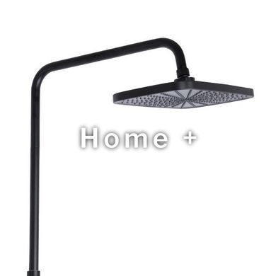 Душова система універсальна Qtap Gemini на три споживачі (з виливом) QTGEM111BLM45686 Black Matt SD00051810 фото