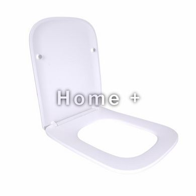 Qtap Сидіння для унітаза підлогового (Stenava) 435&times;345&times;30 мм, White, з мікроліфтом, Slim Duroplast, Quick SD00053190 фото