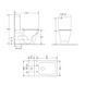 Унитаз-компакт Qtap Cardinal Ultra Quiet безободковый с сиденьем Soft-close QT04222168AUQ3W