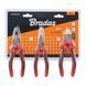 Набор плоскогубцев PRO, 3 штуки, никелированные CRV, HOME & GARAGE, DIY-PL13/1SET