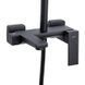 Душова система універсальна Qtap Gemini на три споживачі (з виливом) QTGEM111BLM45686 Black Matt