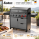Газовий гриль Enders HYDE&reg; 6 SIKR TURBO II, 6 пальників, 26,4 кВт, 2&times; TURBO ZONE 800&deg;C (Німеччина)