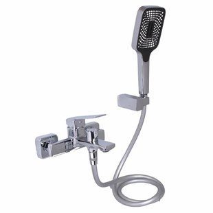 Змішувач для ванни Qtap Capricorn з душовим гарнітуром Chrome (k35) QTCAP3060102C48222 SD00054346 фото