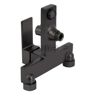 Смеситель для ванны Qtap Gemini (c душевым гарнитуром) QTGEM259GMB45684 Gunmetal Black PVD SD00051808 фото