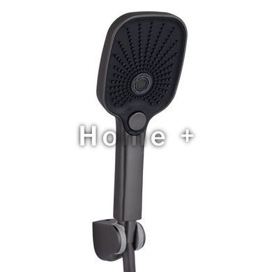 Смеситель для ванны Qtap Gemini (c душевым гарнитуром) QTGEM259GMB45684 Gunmetal Black PVD SD00051808 фото