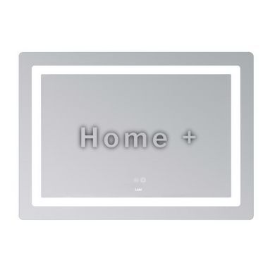 Зеркало Lidz Kubis (KU2) 1000х800 с LED-подсветкой Touch, с антизапотеванием, с диммером, рег. яркости LD78LF6141008048450 SD00054574 фото