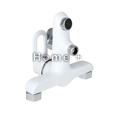 Смеситель для ванны Lidz Latwa 006 (c душевым гарнитуром) (k35) LDLAT006WHI45424 White SD00051548 фото
