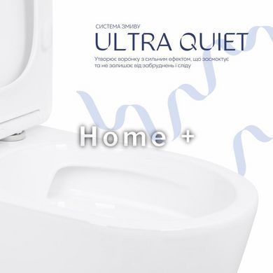 Унітаз підлоговий Qtap Aquarius Ultra Quiet 620&times;355&times;790 мм із сидінням Soft-close, White QTAQAW27W49262 SD00055386 фото
