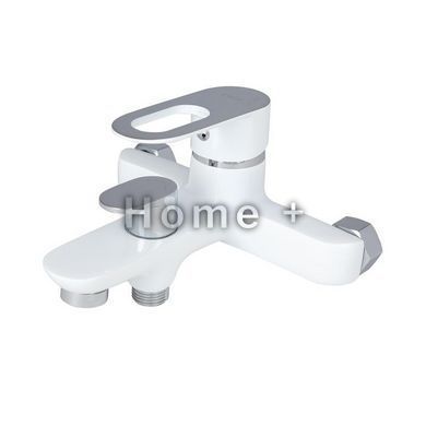 Смеситель для ванны Lidz Latwa 006 (c душевым гарнитуром) (k35) LDLAT006WHI45424 White SD00051548 фото