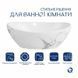 Раковина накладная Qtap Dove 415x340x140 мм, Marble, овальная, с донным клапаном QTDOV188SB49785