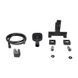 Смеситель для ванны Qtap Gemini (c душевым гарнитуром) QTGEM259GMB45684 Gunmetal Black PVD
