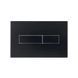Клавиша смыва Qtap Standard 152x236x28 мм, Matt Black, линейная QTSTD164BLM49473
