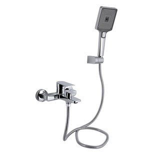 Змішувач для ванни Qtap Aries (з душовим гарнітуром) QTARI259CRM45559 Chrome SD00051683 фото