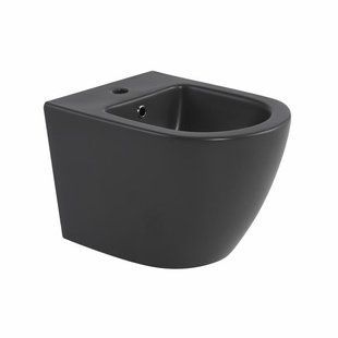 Биде подвесное Qtap Robin 515x370x350 мм, Anthracite QT13551381GAN SD00054284 фото