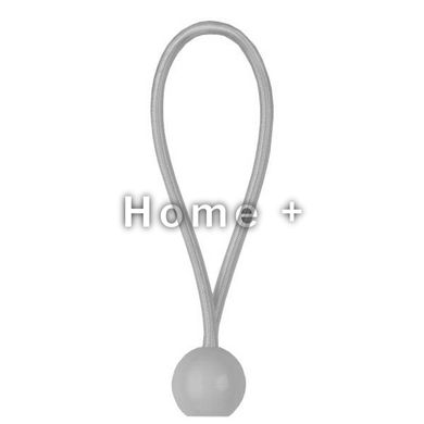 Еластичний гумовий шнур із кулькою, 20 см, BUNGEE CORD BALL, BCB-0520GY-L Польша
