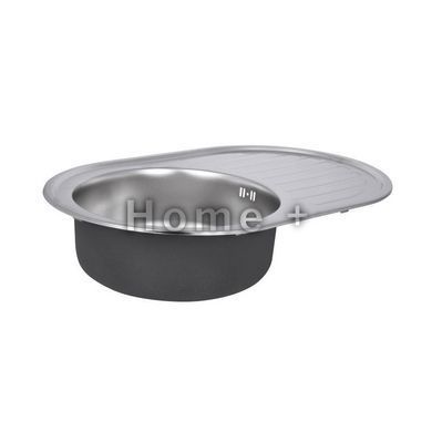 Кухонная мойка Lidz 7750 0,8 мм Satin (LIDZ7750SAT) SD00027779 фото