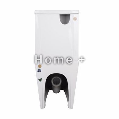 Унітаз-компакт Qtap Crow безобідковий із сидінням Soft-close QT05222170W SD00036221 фото