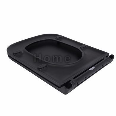 Qtap Сидіння для унітаза (Tern) 435x345x55&nbsp;мм, Matt Black, з мікроліфтом, Slim Duroplast, Quick Release SD00051482 фото
