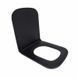 Qtap Сидіння для унітаза (Tern) 435x345x55&nbsp;мм, Matt Black, з мікроліфтом, Slim Duroplast, Quick Release