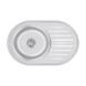 Кухонная мойка Lidz 7750 0,8 мм Satin (LIDZ7750SAT)