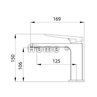 Смеситель для раковины Gemini Loop QTGEM2701CRM45699 Chrome SD00051823 фото