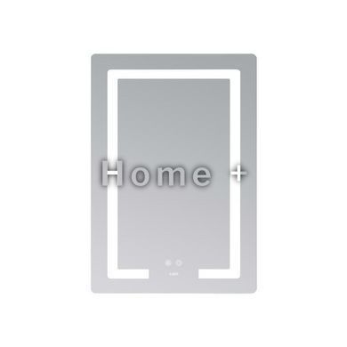 Зеркало Lidz Kubis (KU2) 600х800 с LED-подсветкой Touch, с антизапотеванием, с диммером, рег. яркости LD78LF937608048449 SD00054573 фото