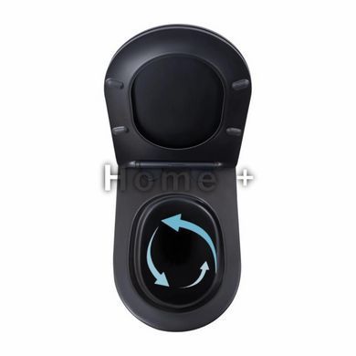 Унітаз підвісний Qtap Scorpio Ultra Quiet із сидінням із сидінням Soft-Close MATT BLACK QT14332380AMB SD00052569 фото