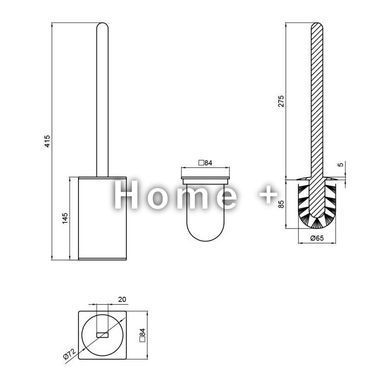 Ершик для унитаза Qtap Liberty BLM 1157-2 SD00040041 фото