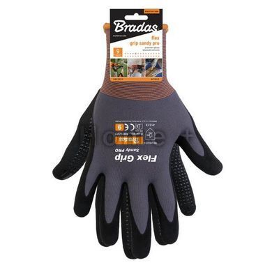 Перчатки защитные нитриловые, FLEX GRIP SANDY PRO, размер 7, RWFGSP7 1354292819 фото
