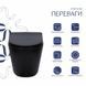 Унітаз підвісний Qtap Scorpio Ultra Quiet із сидінням із сидінням Soft-Close MATT BLACK QT14332380AMB