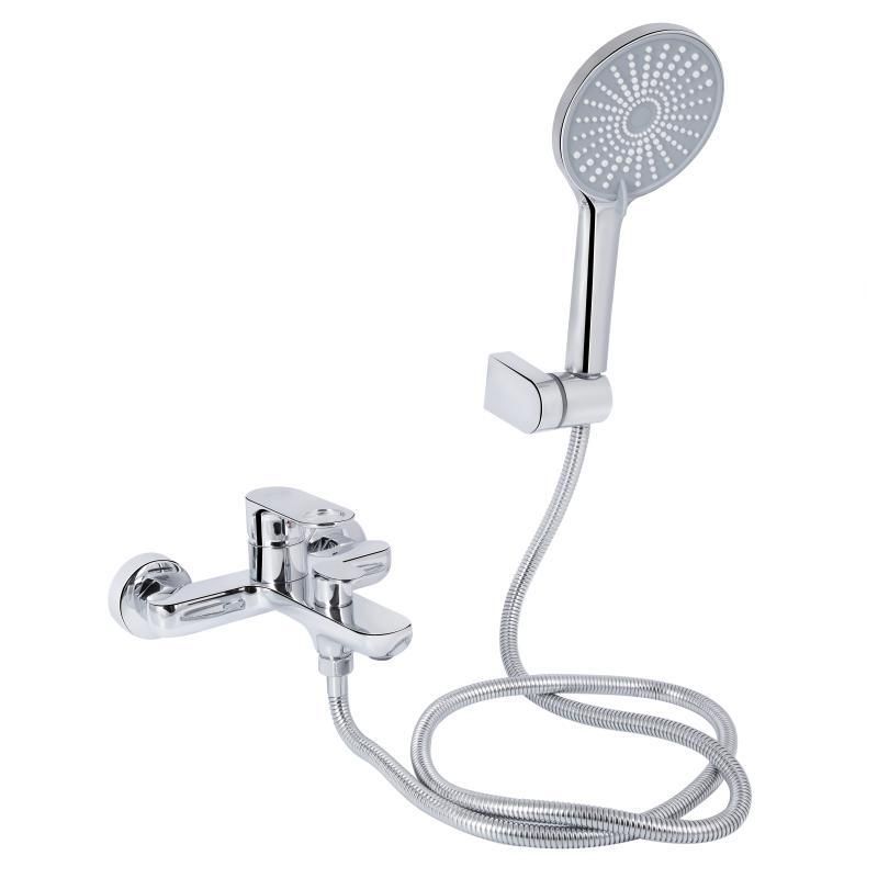 Змішувач для ванни Qtap Jay (з душовим гарнітуром) QTJAY259CRM45541 Chrome SD00051665 фото