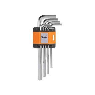 Набор шестигранных ключей HEX 1,5-10 мм, 9 шт., длинные, DIY-HKH31-LO/B DIY-HKH31-LO/B фото
