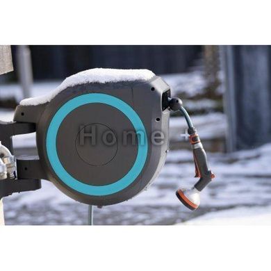 Котушка настінна Gardena RollUp L бірюзова + набір для поливання 30 м 18625-20.000.00 фото