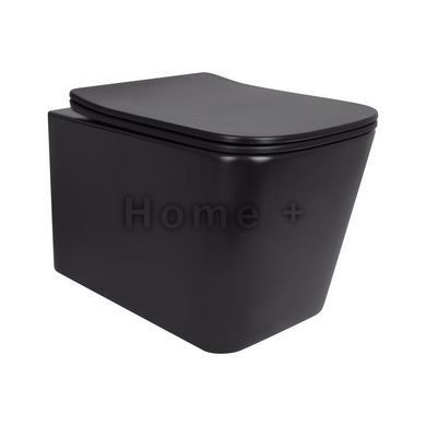 Унітаз підвісний Qtap Tern New Ultra Quiet із сидінням із сидінням Soft-Close MATT BLACK QT17332303ASMB SD00052572 фото