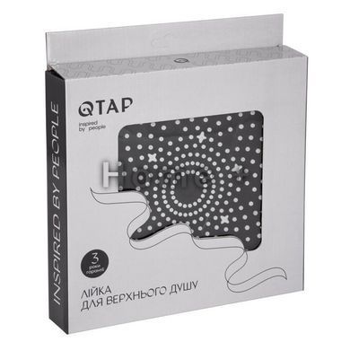 Лійка для верхнього душу Qtap Hlavova D 230 мм округла QTHLA107BLM45788 Black Matt SD00051912 фото