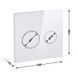 Панель смыва для унитаза Qtap Nest Uni QT0211P01V1176W