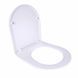Qtap Сидіння для унітаза Grand з мікроліфтом Slim Duroplast, Quick Release White